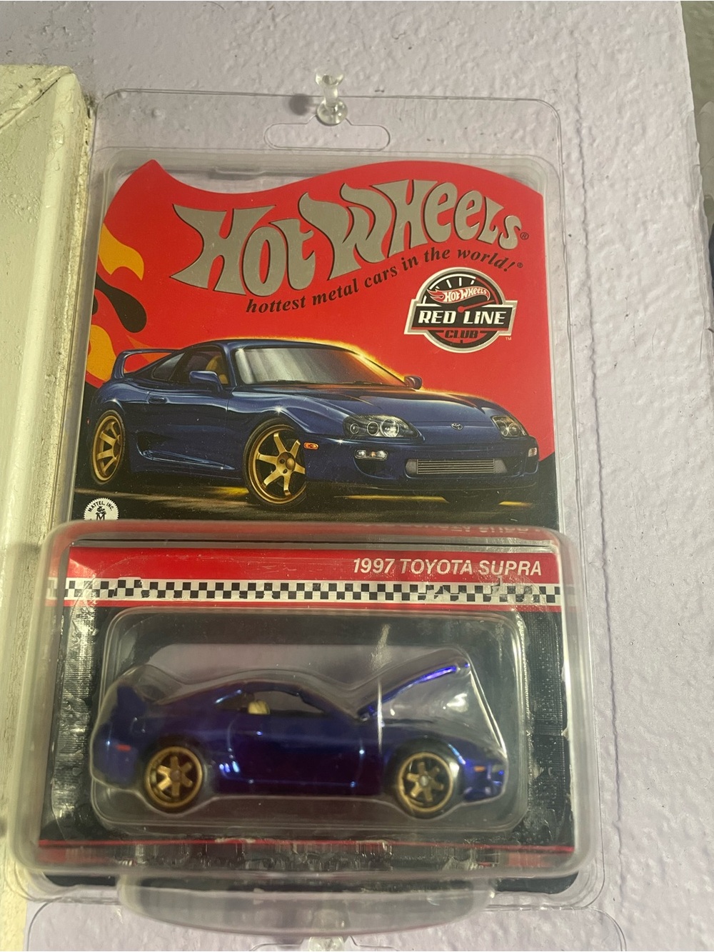 1997 Toyota Supra Die-Cast Car - Blue